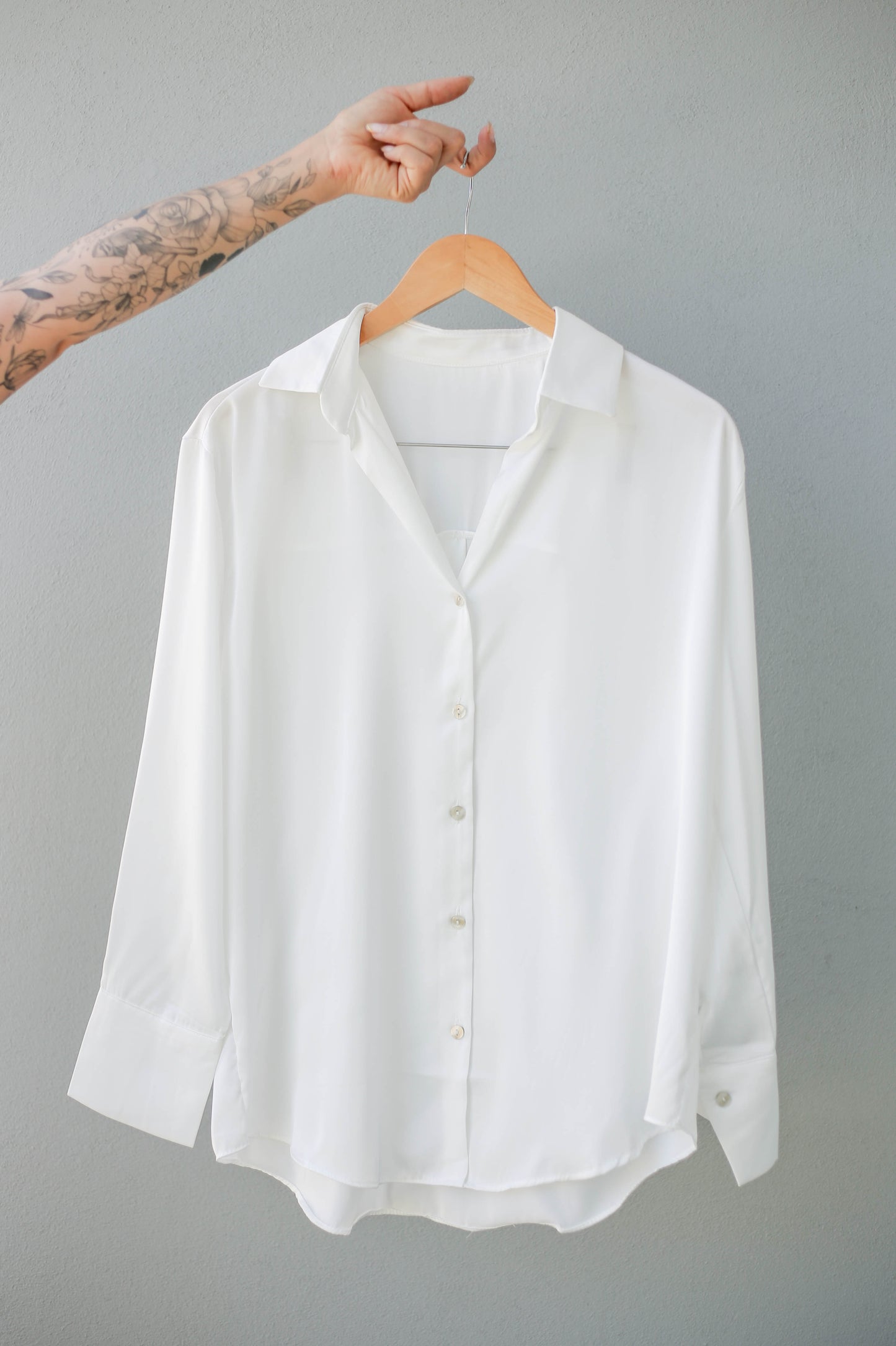 Camisa Silk Touch Blanca